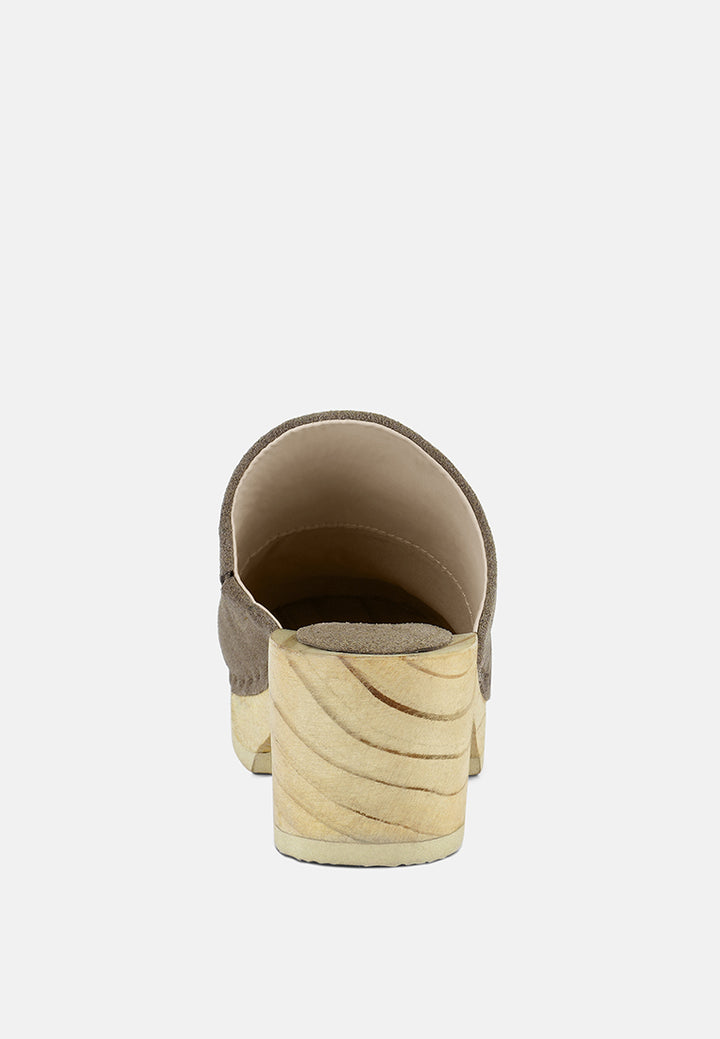 Zuecos de gamuza darcie#color_taupe