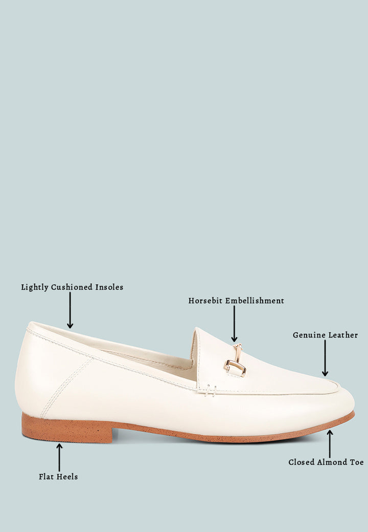 dareth horsebit flat heel loafers#color_off-white
