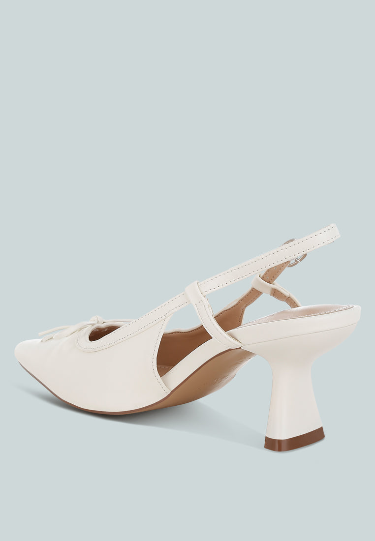 danvers kitten heel pointy slingbacks#color_white