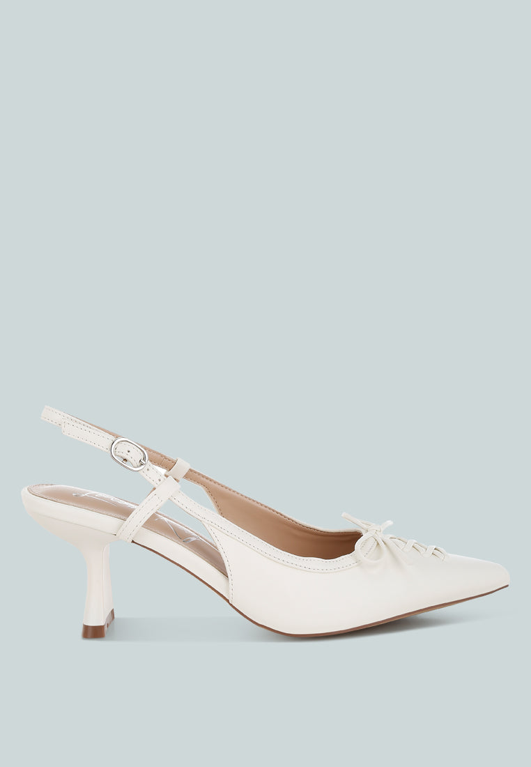 danvers kitten heel pointy slingbacks#color_white