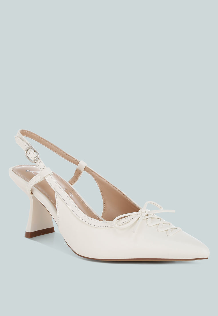 danvers kitten heel pointy slingbacks#color_white