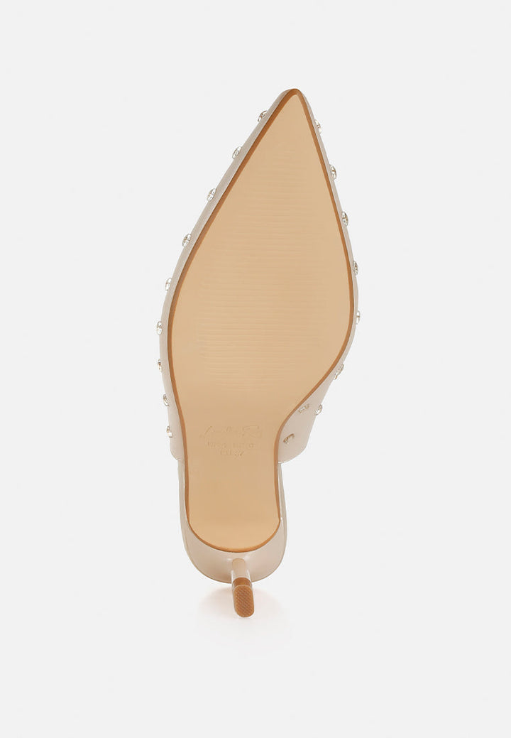 heart-shaped rhinestone studded slingbacks by mode#color_beige