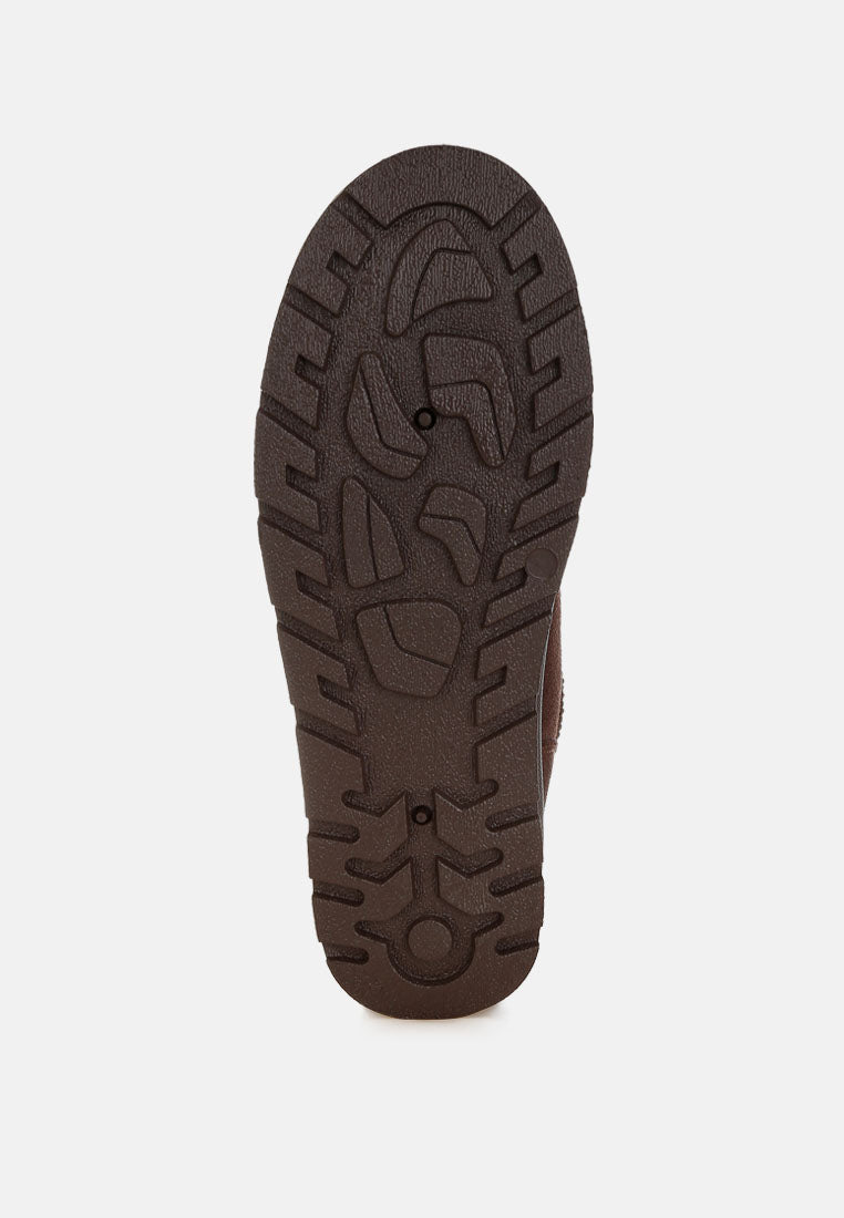 derta soft microfiber snow boots#color_brown