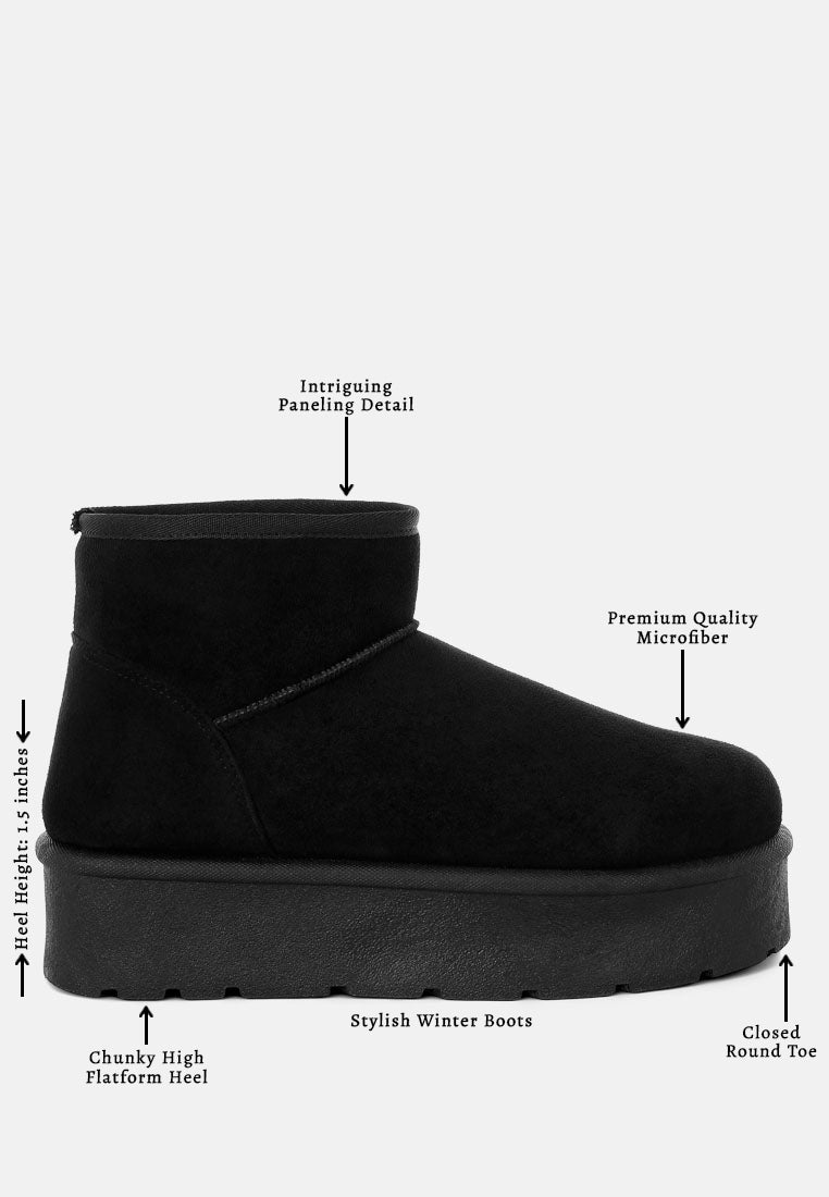 derta soft microfiber snow boots#color_black