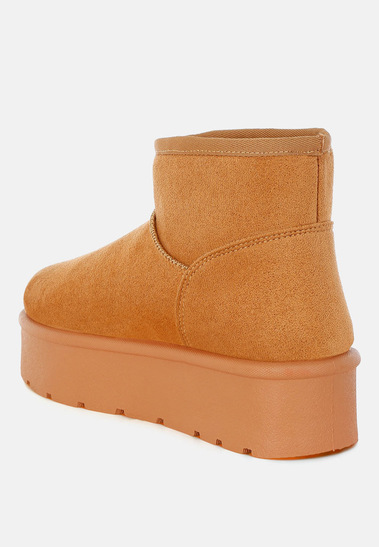 derta soft microfiber snow boots#color_tan