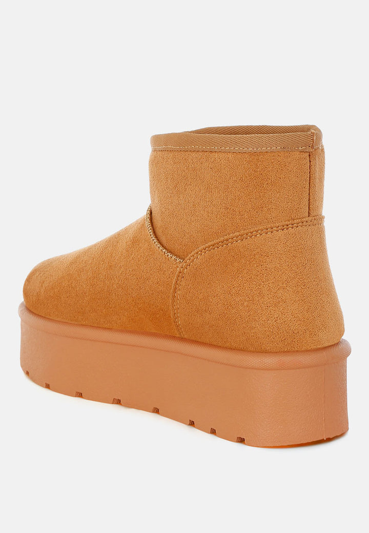 derta soft microfiber snow boots#color_tan