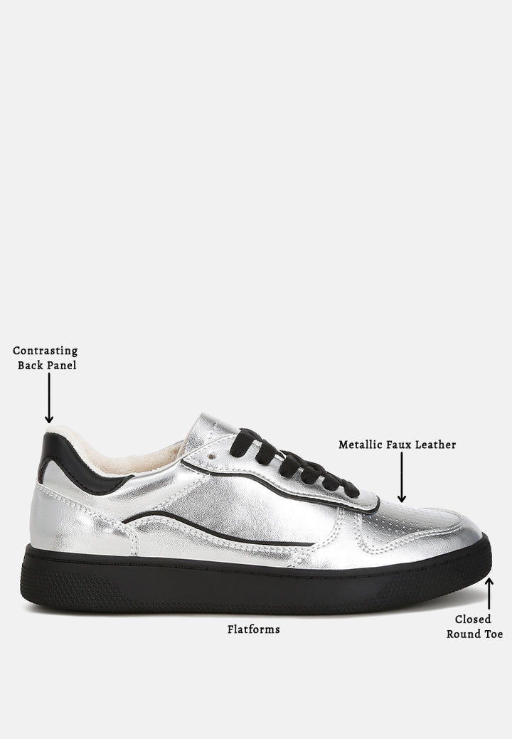 everyday sneakers by ruw color_silver_black