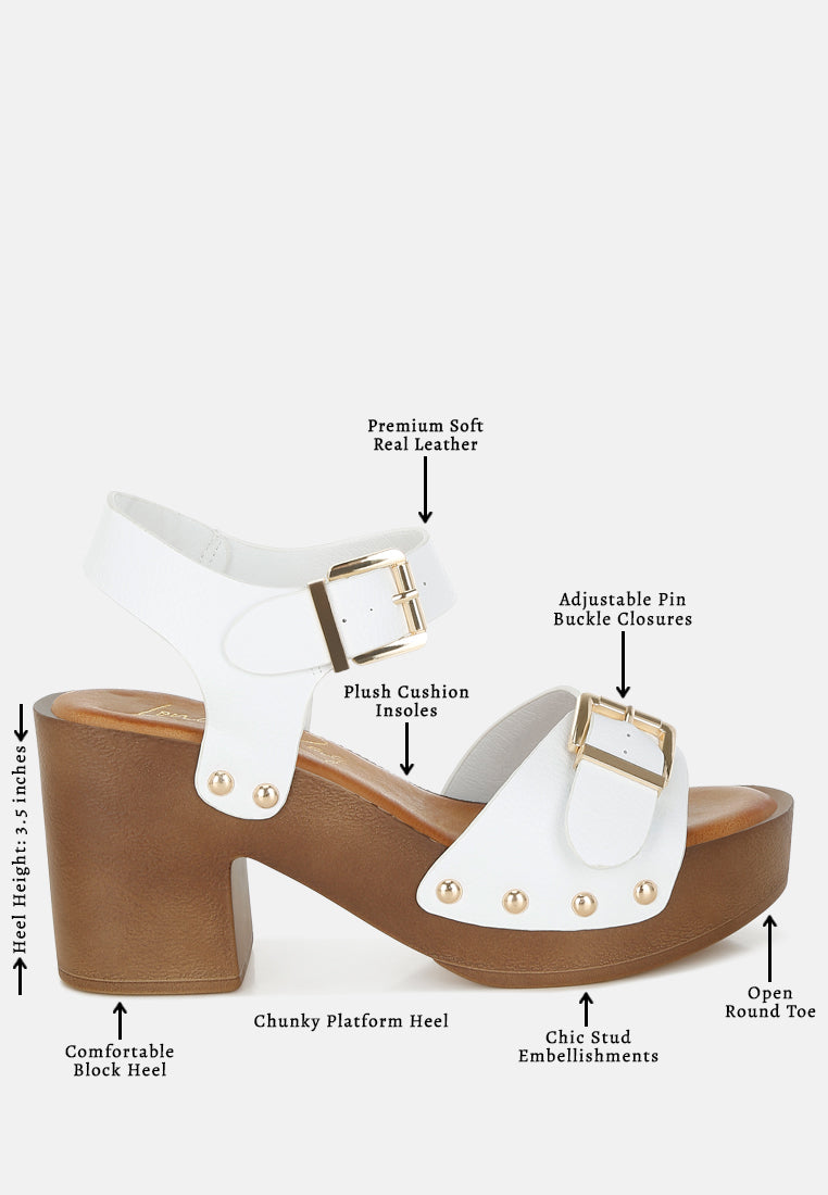 ompasa genuine leather clog sandals by mode#color_white