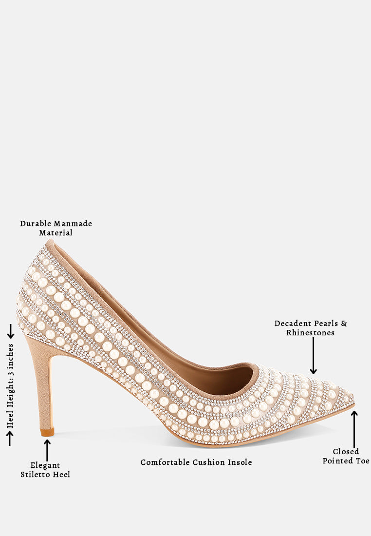 bristol stiletto heel party pumps#color_brown