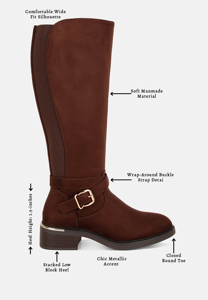 euphemia classic wide-fit long boots#color_brown-suede