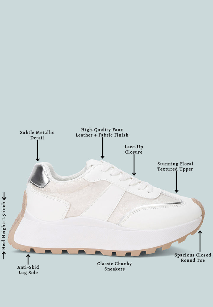 Zapatillas deportivas informales con bloques de color Squeaker#color_white