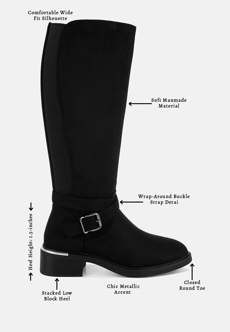 euphemia classic wide-fit long boots#color_black-suede