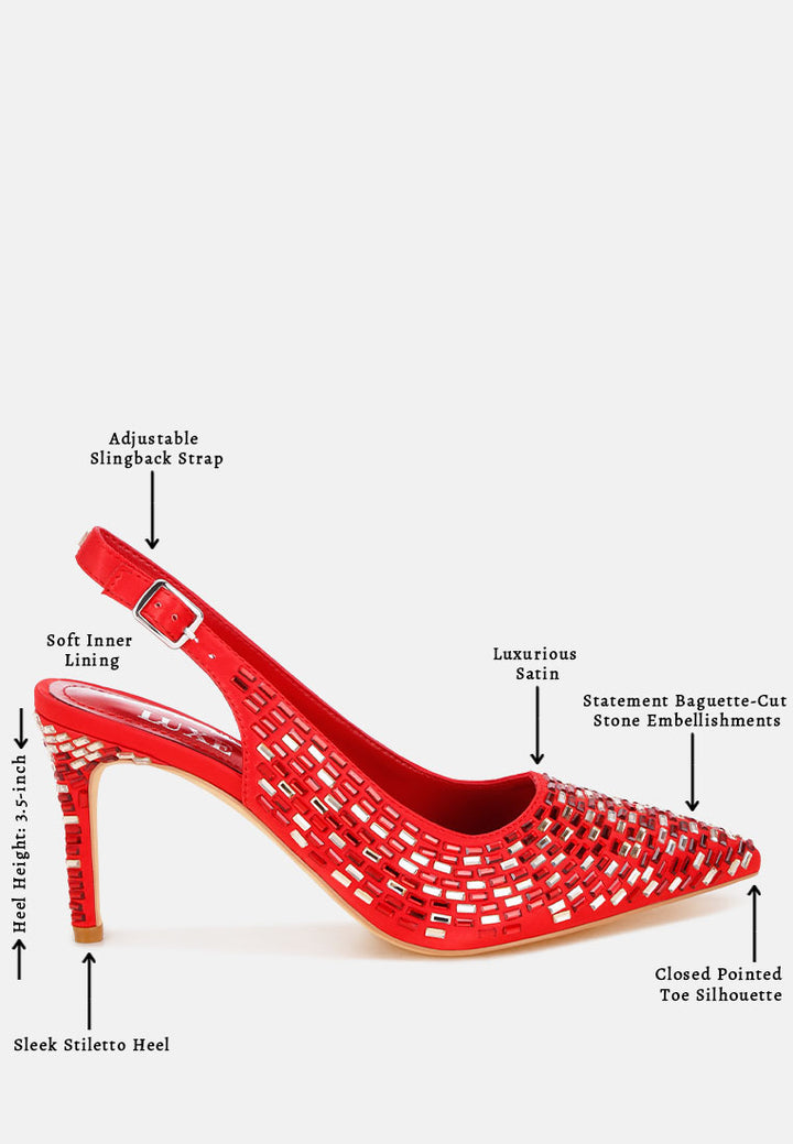 lutina rhinestones embellished slingback sandals#color_red