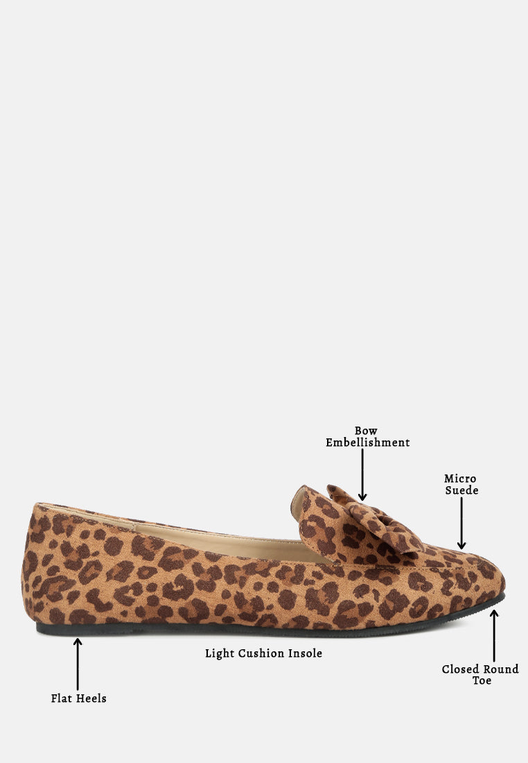 london rag women's bow loafer by motes#color_leopard