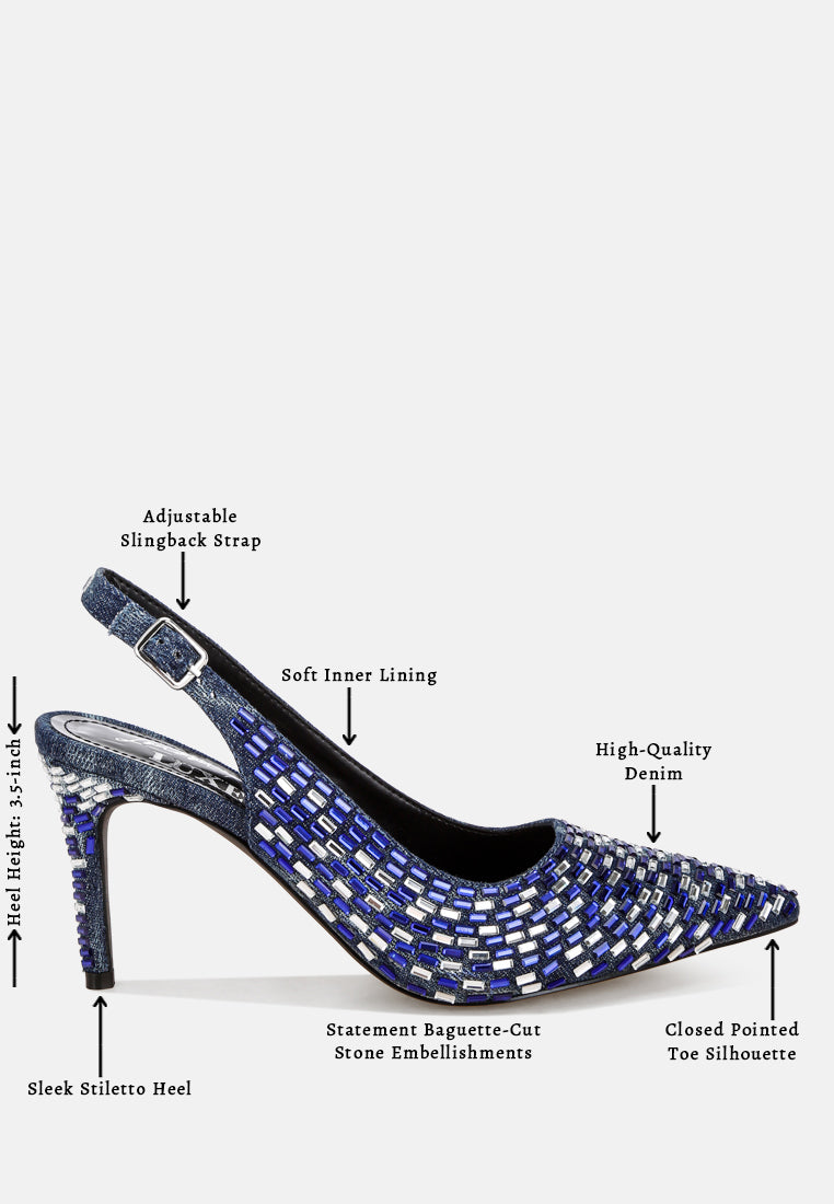lutina rhinestones embellished slingback sandals#color_denim