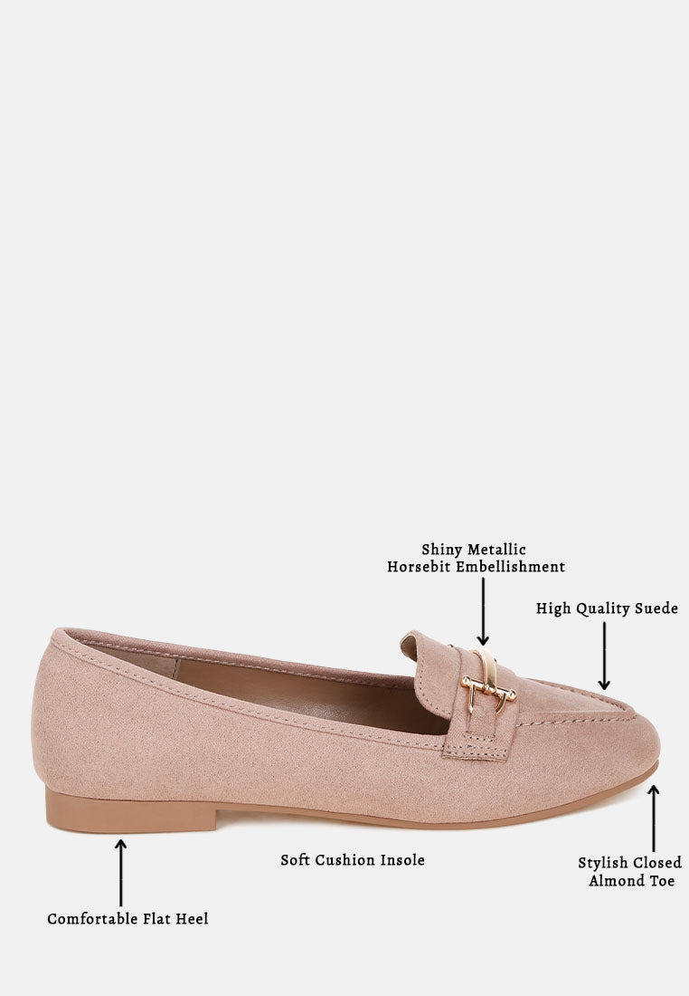kitubhi almond toe horsebit loafers#color_taupe-suede