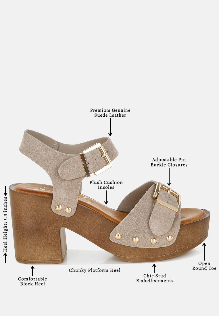 lhasa real suede leather clog sandals by mode#color_beige