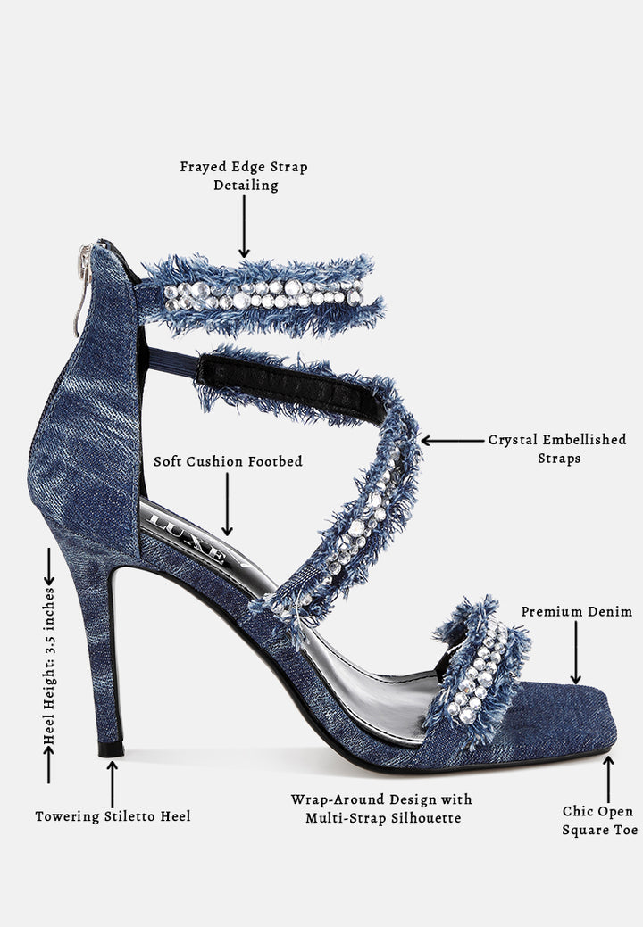 nolita diamante embellished denim stiletto heels#color_denim