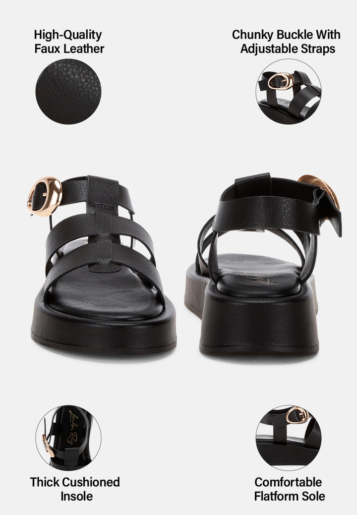 dickery knotted straps detail slip ons by ft#color_black