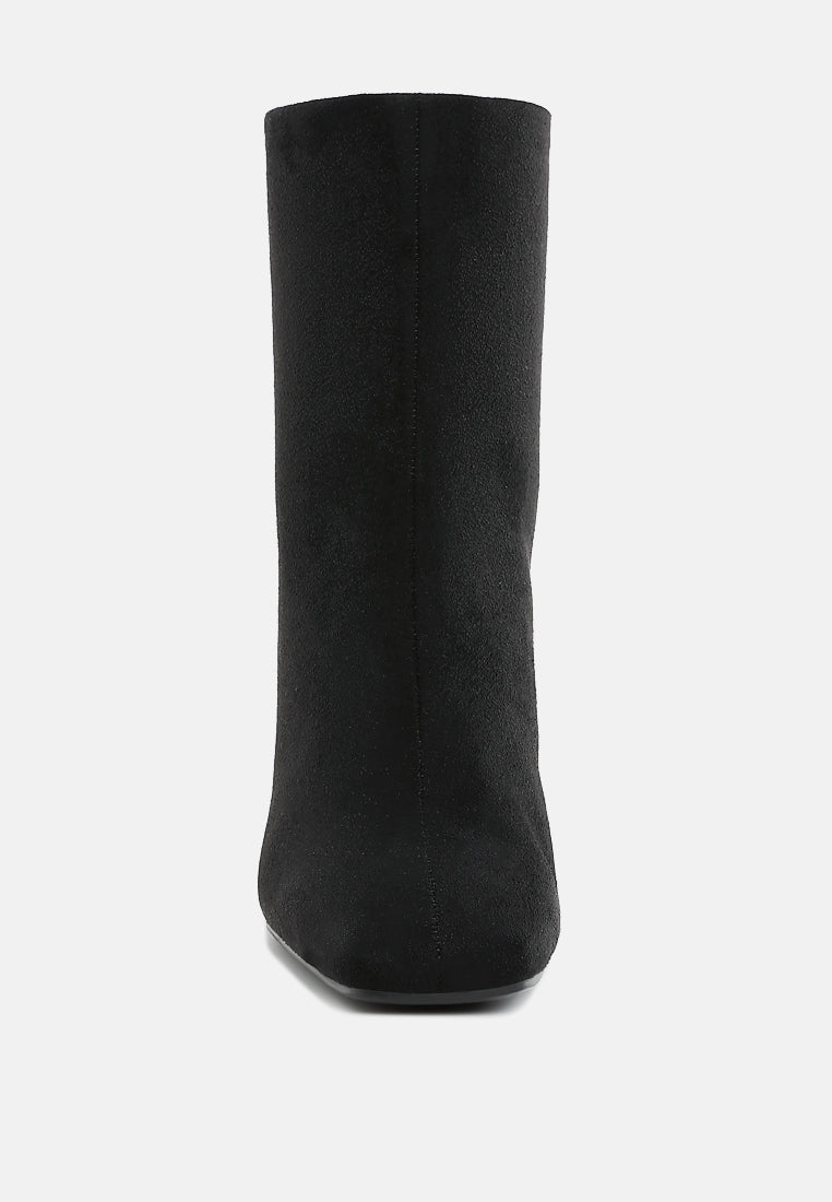 square toe microfiber ankle boots by ruw#color_black