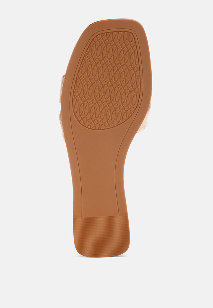 dinasa beaded slip on flats by ft#color_beige