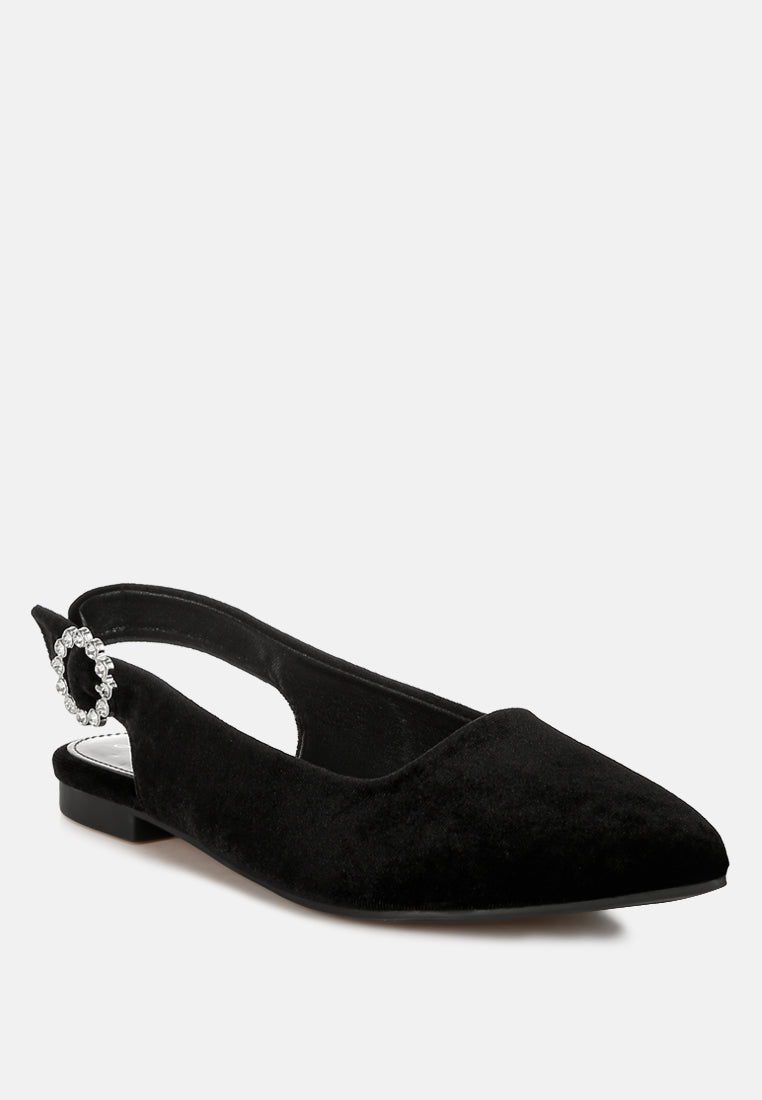 dolan velvet slingback flat sandals#color_black