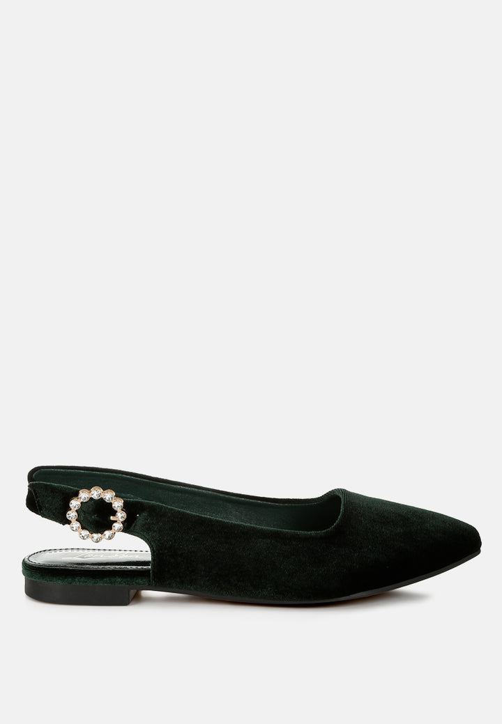 dolan velvet slingback flat sandals#color_green