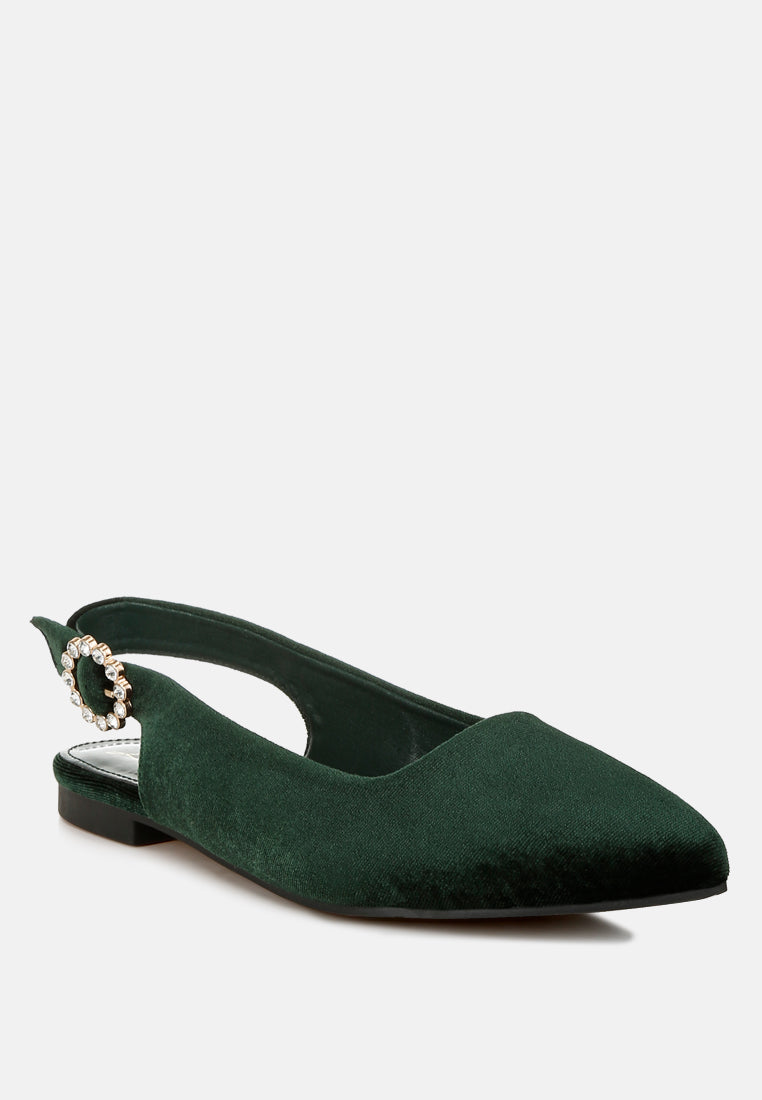 dolan velvet slingback flat sandals#color_green