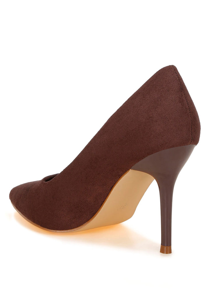 Cassiopa Pointed-Toe Stiletto Pumps#color_brown-suede