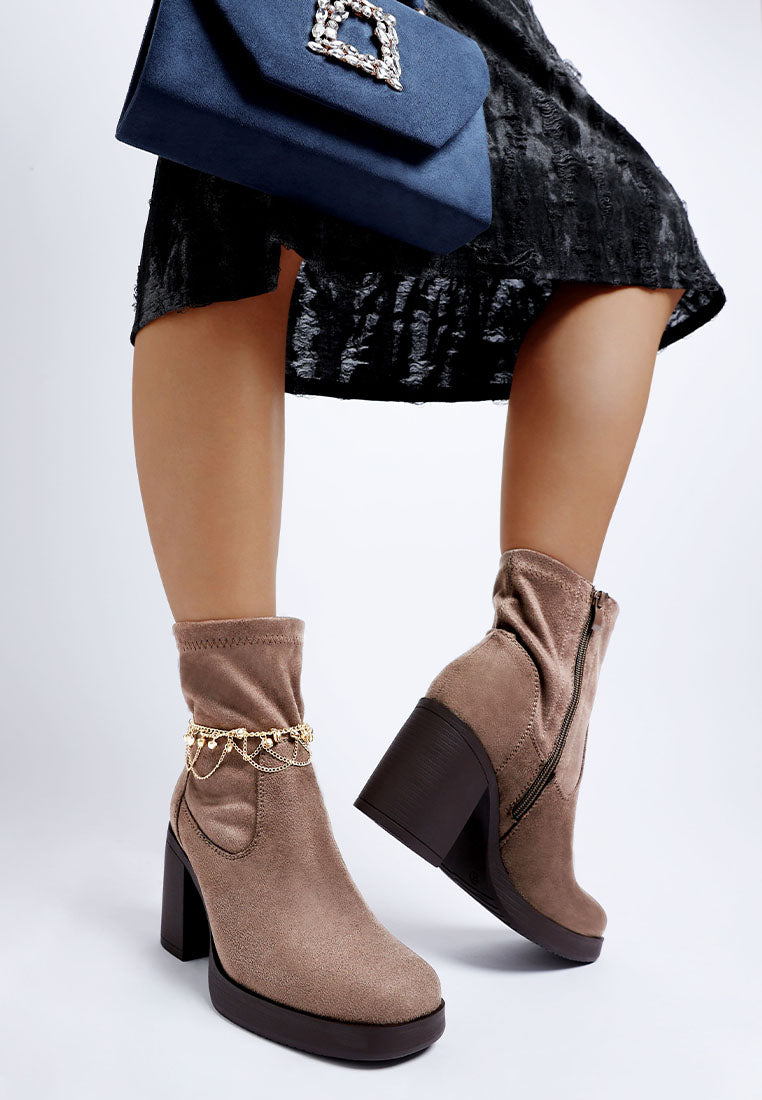 enito microfiber sock boots#color_taupe