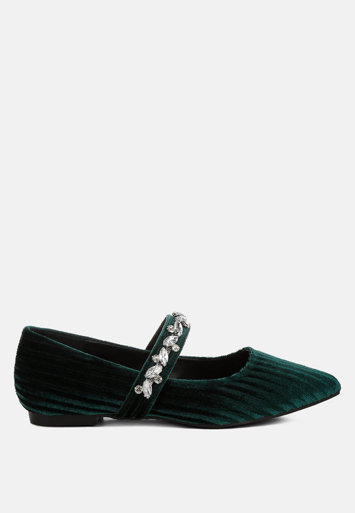 dresden broche de diamantes bailarinas de terciopelo#color_green