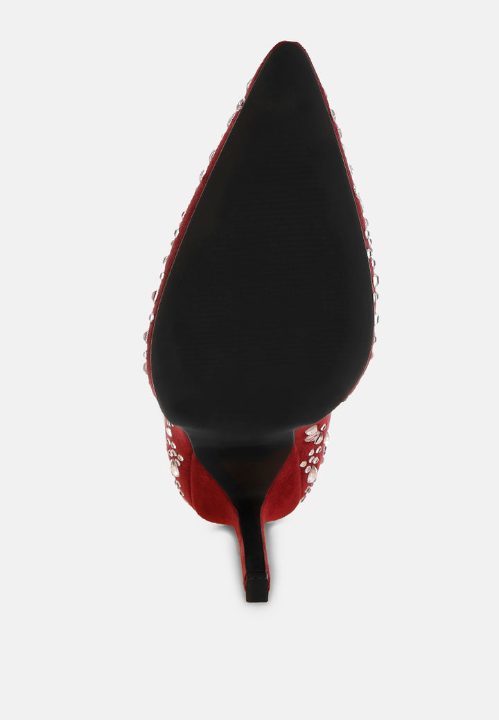 dunari diamante embellished microfiber boots#color_dark-red