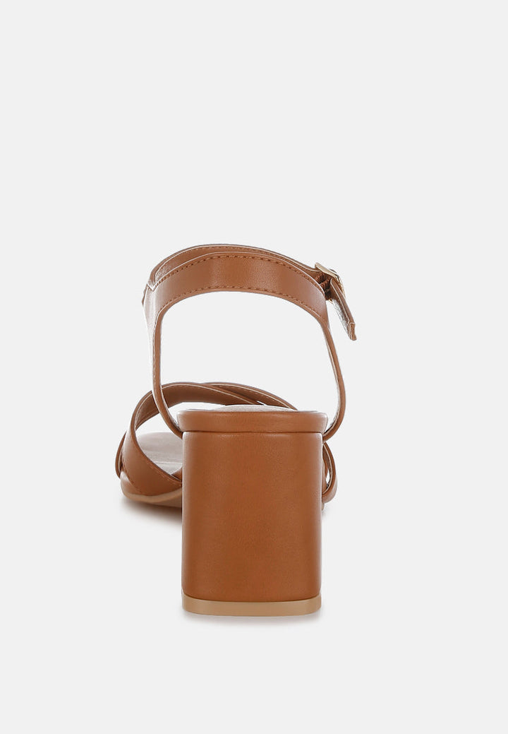 square toe block heel sandals by rag#color_tan