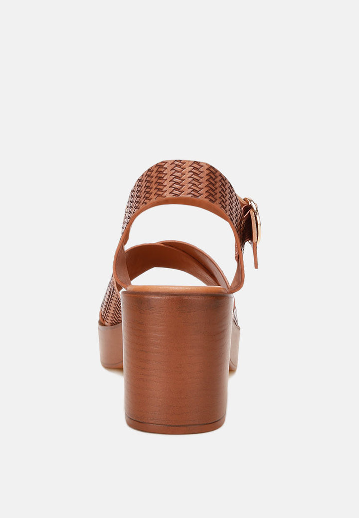 elenia platform block heel sandals by ft#color_tan