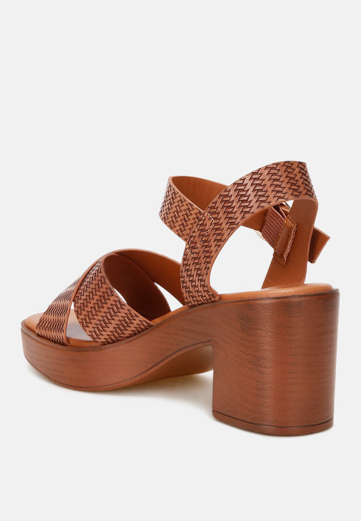 elenia platform block heel sandals by ft#color_tan