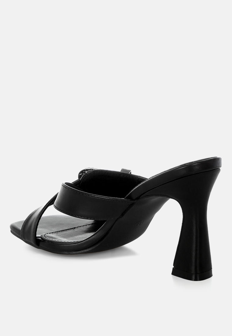 engraved metallic buckle sandals by ruw#color_black