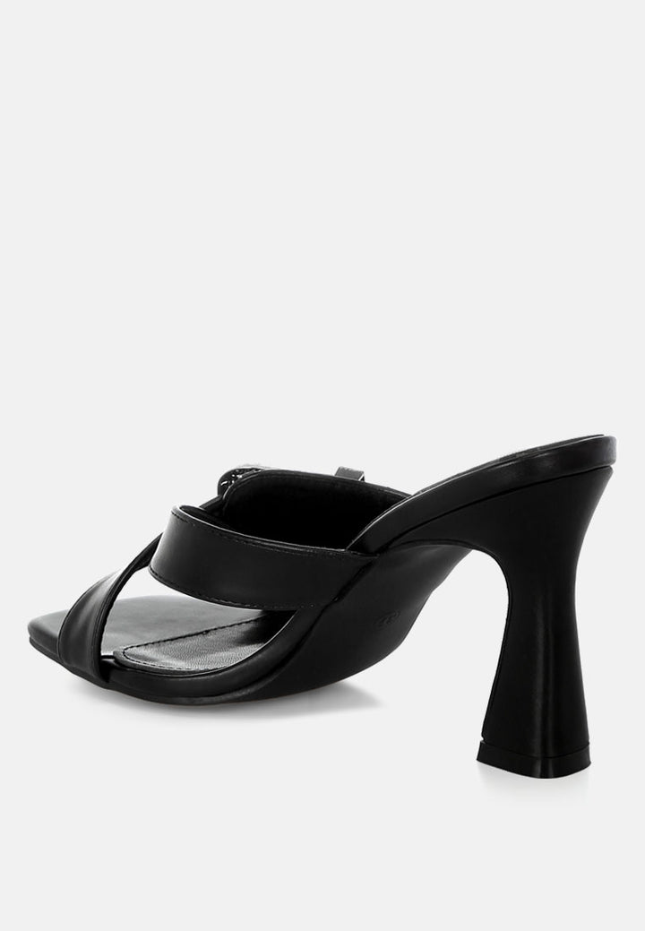 engraved metallic buckle sandals by ruw#color_black