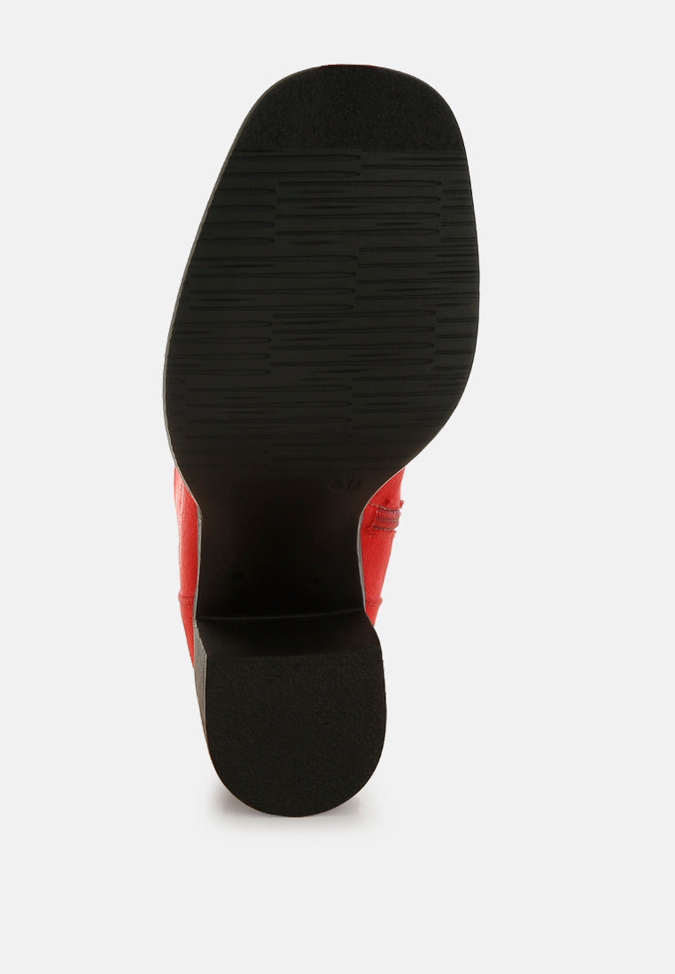 enito microfiber sock boots#color_red