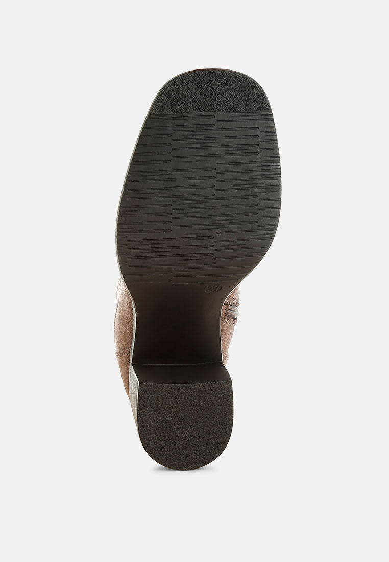 enito microfiber sock boots#color_taupe