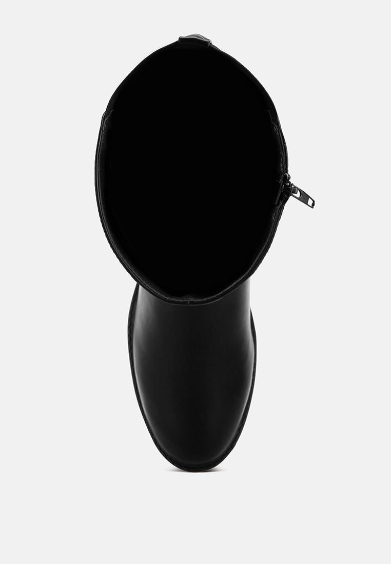botas largas eufemia clásicas de corte ancho#color_negro-smooth