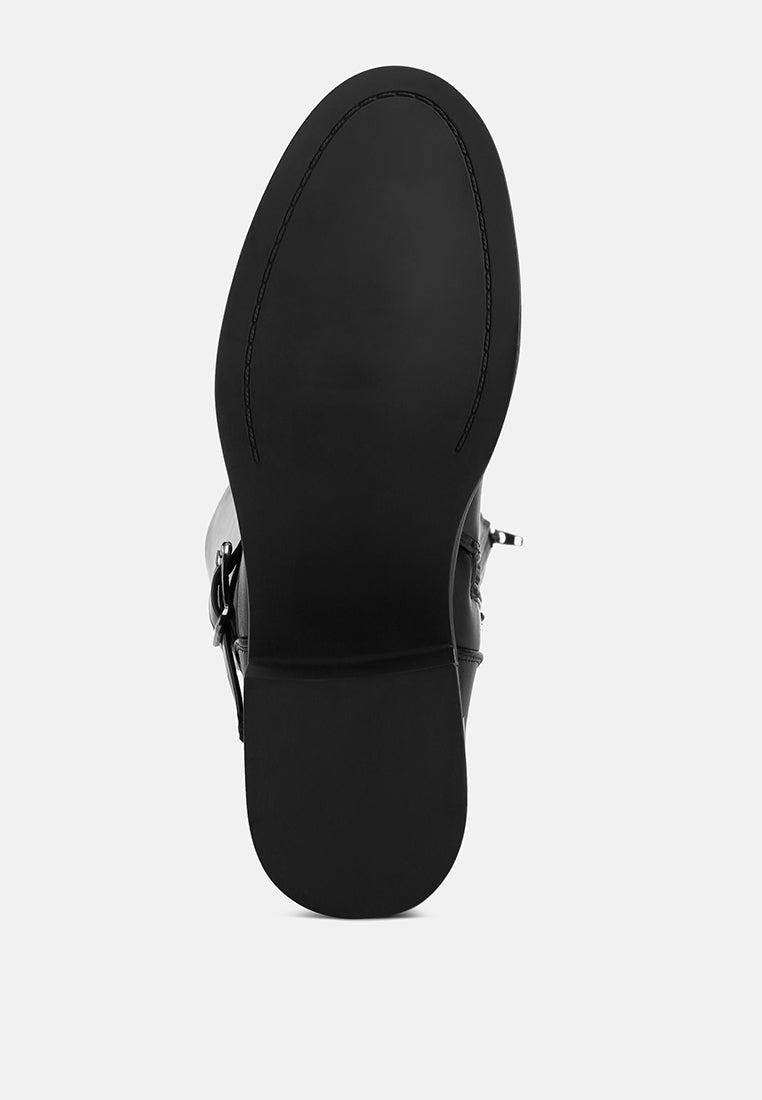 botas largas eufemia clásicas de corte ancho#color_negro-smooth