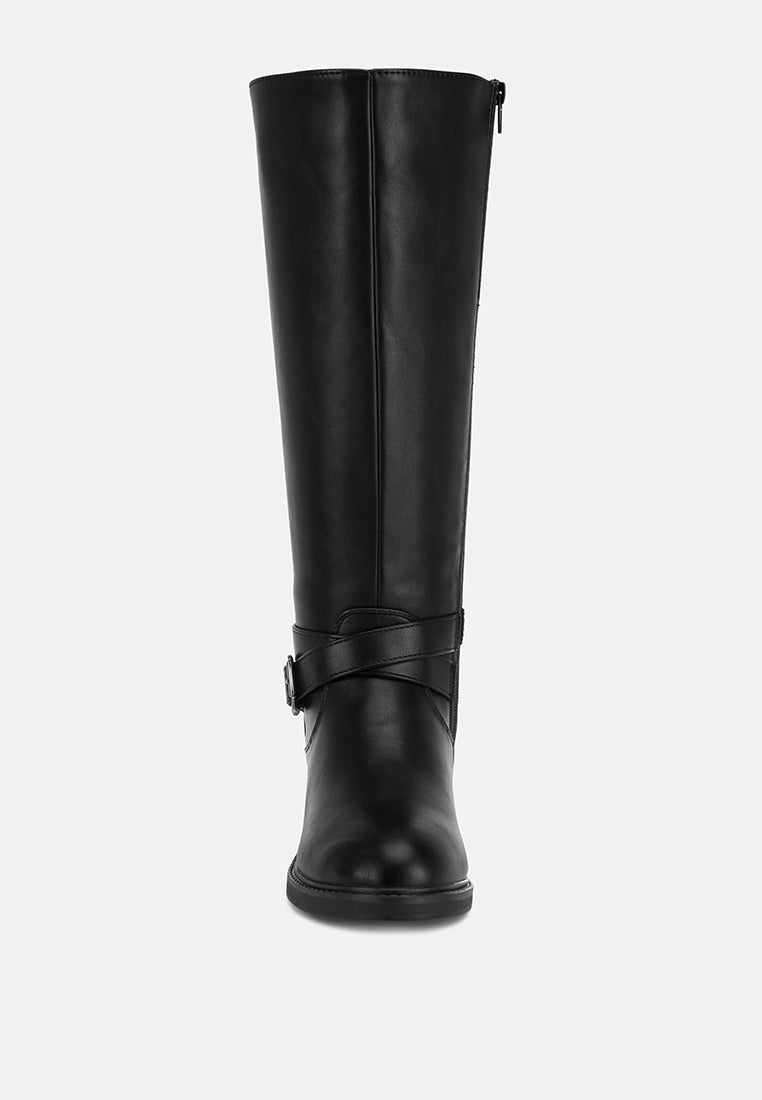 botas largas eufemia clásicas de corte ancho#color_negro-smooth