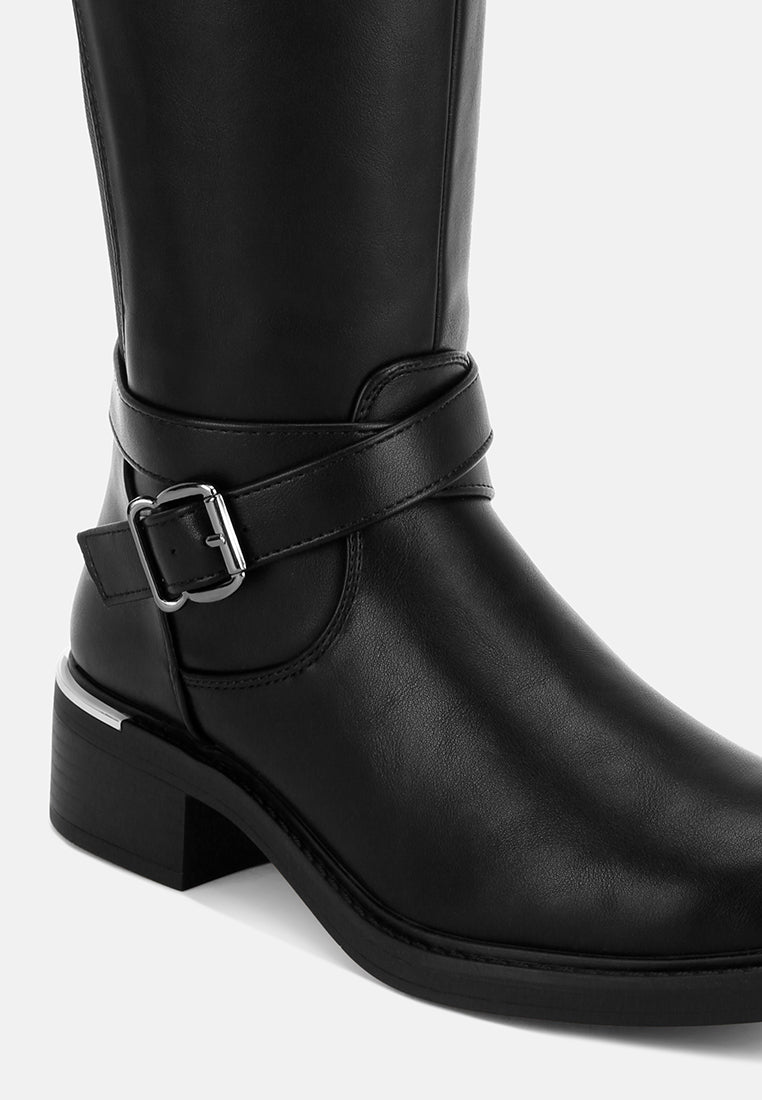 botas largas eufemia clásicas de corte ancho#color_negro-smooth