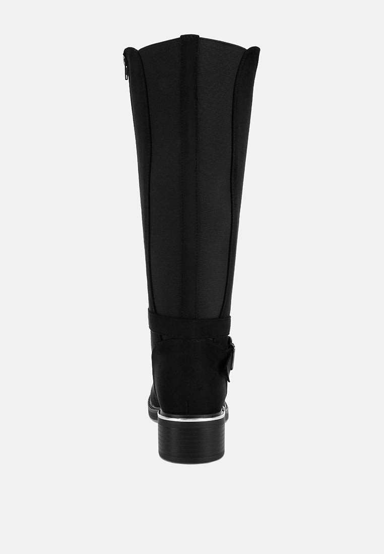 botas largas eufemia clásicas de corte ancho#color_negro-ante