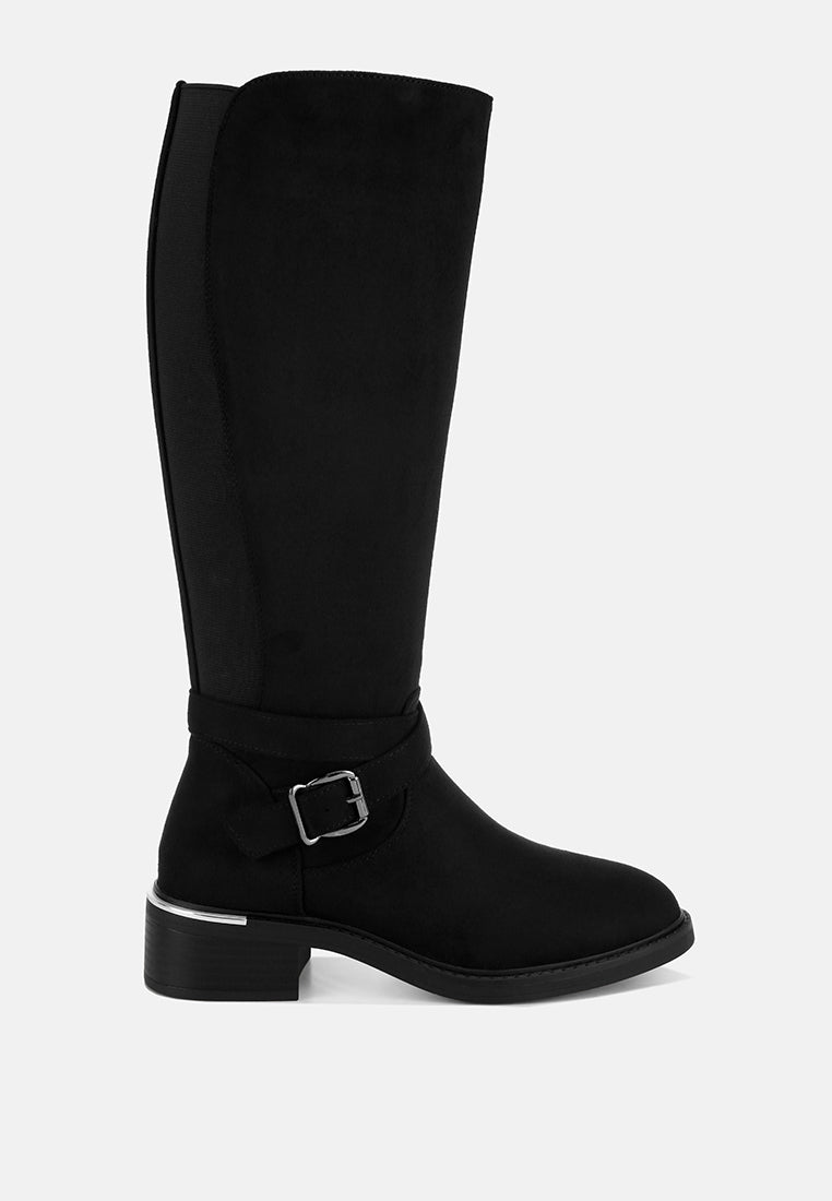 botas largas eufemia clásicas de corte ancho#color_negro-ante