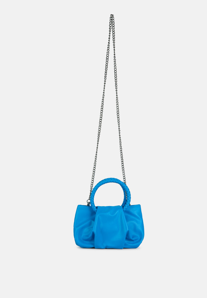 soft handbag#color_blue