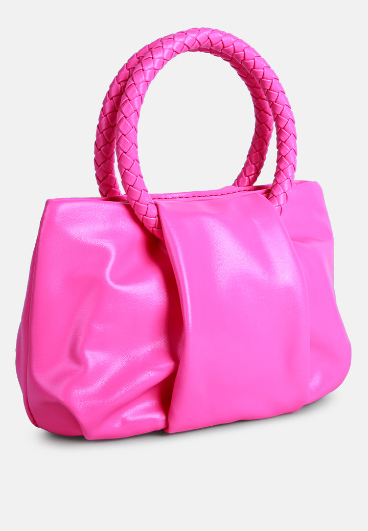 soft handbag#color_fuschia