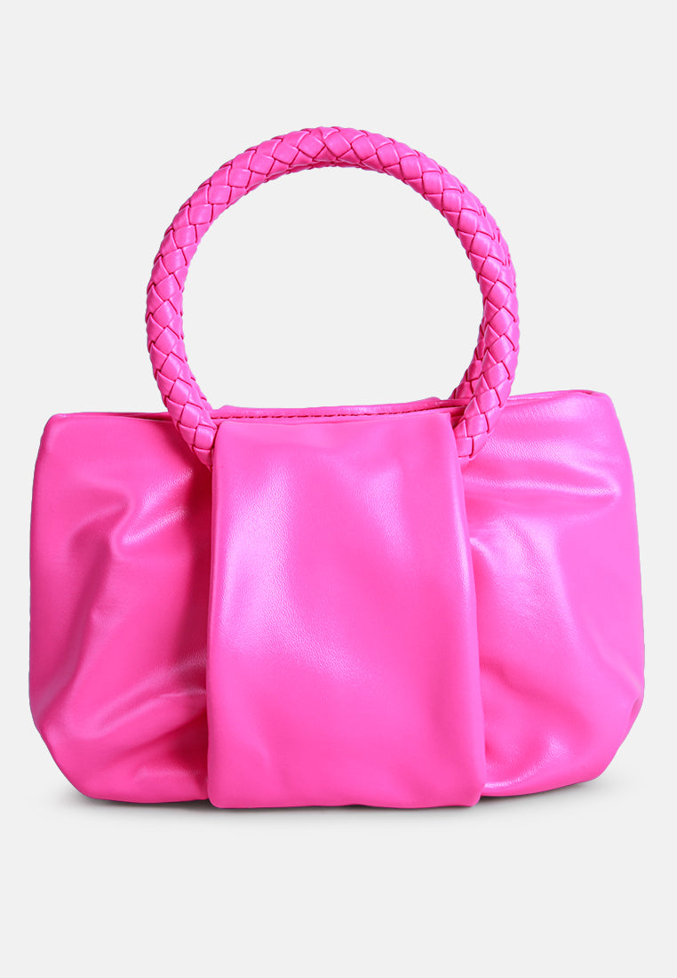 soft handbag#color_fuschia