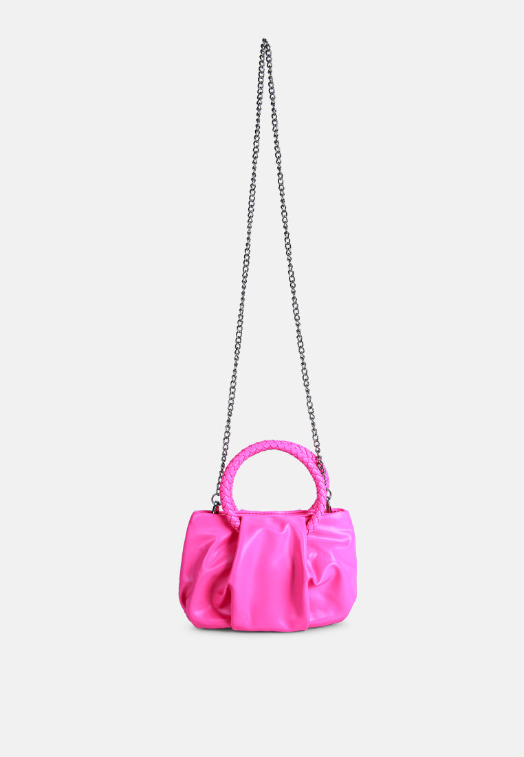 soft handbag#color_fuschia