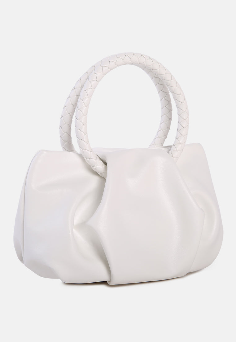 soft handbag#color_white
